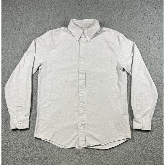 Jack Spade Other - Jack Spade Shirt Mens Medium Gray Oxford Button Down Long Sleeve Cotton Casual